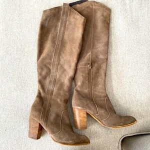 Aldo tan suede boots
